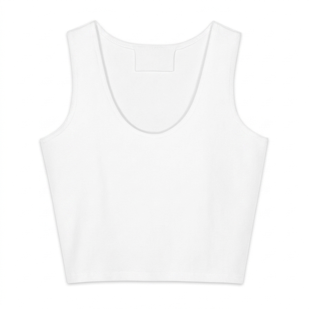 Custom Custom All-Over Print Cotton Crop Top — T-Shirts