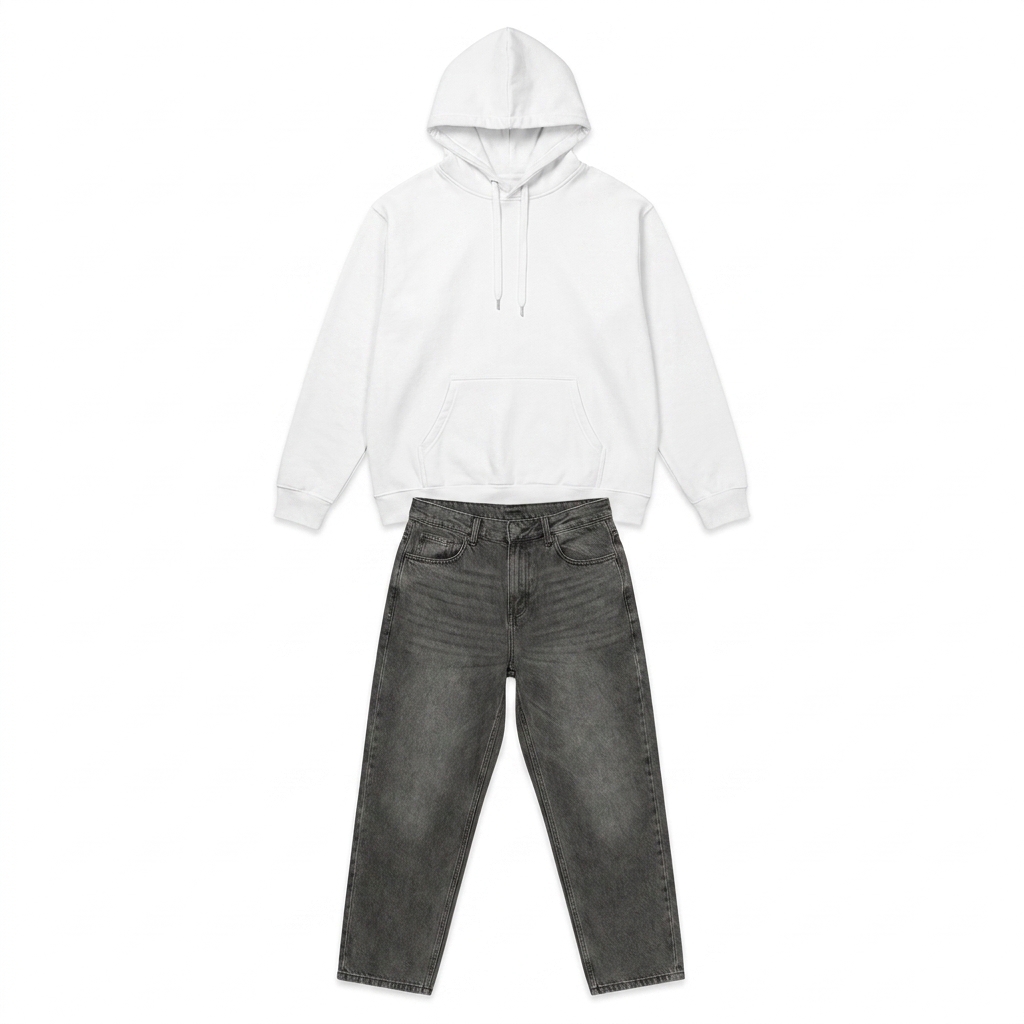 Custom All-Over Print Cotton Hoodie — Hoodies