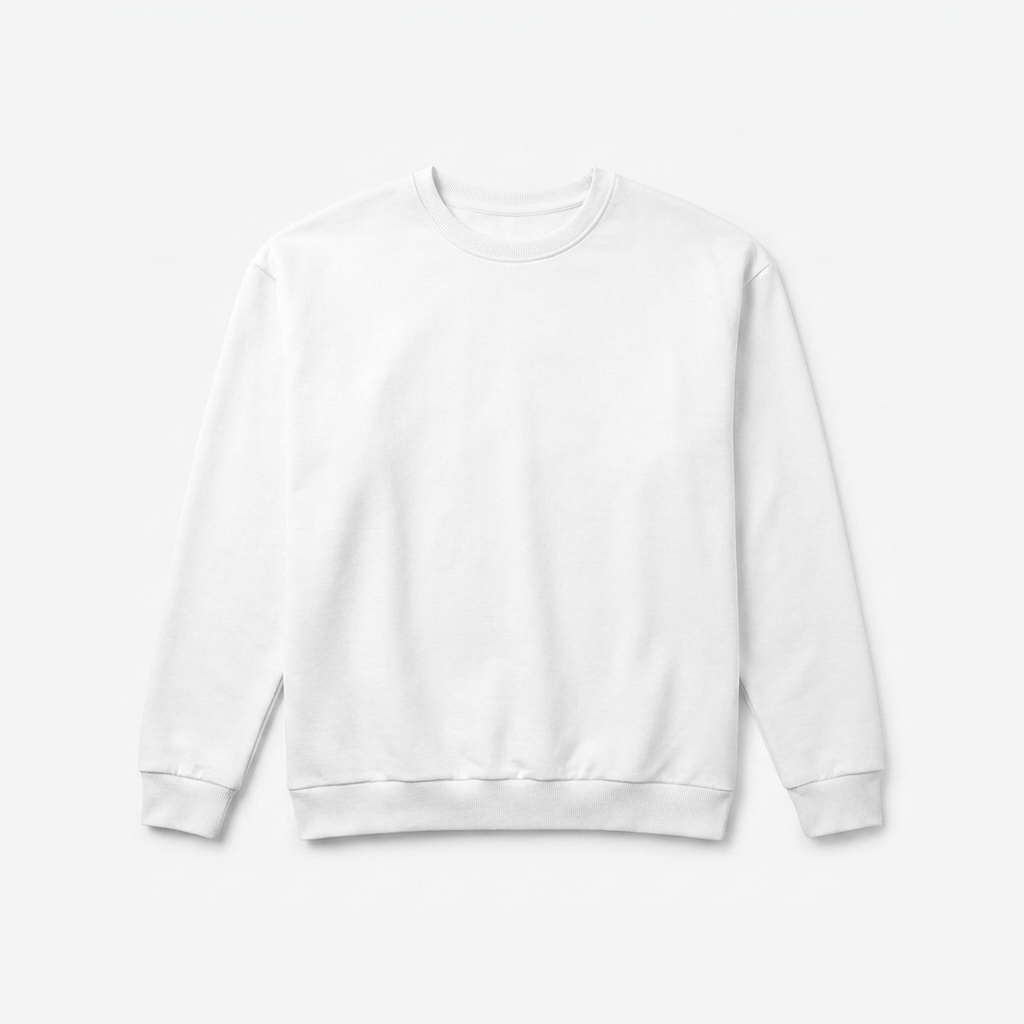 Custom All-Over Print Cotton Sweatshirt — Crewnecks