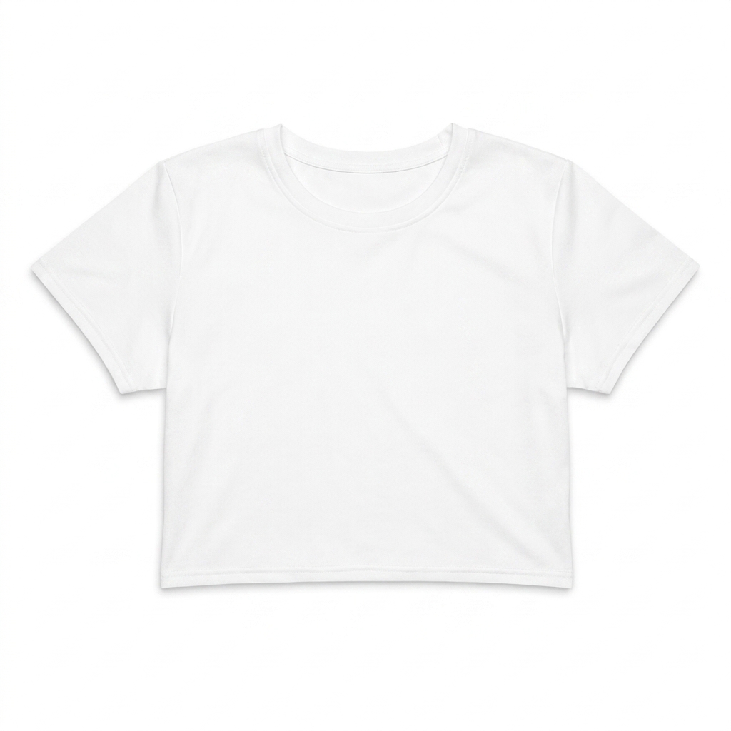 Custom All-Over Print Crop Tee — T-Shirts