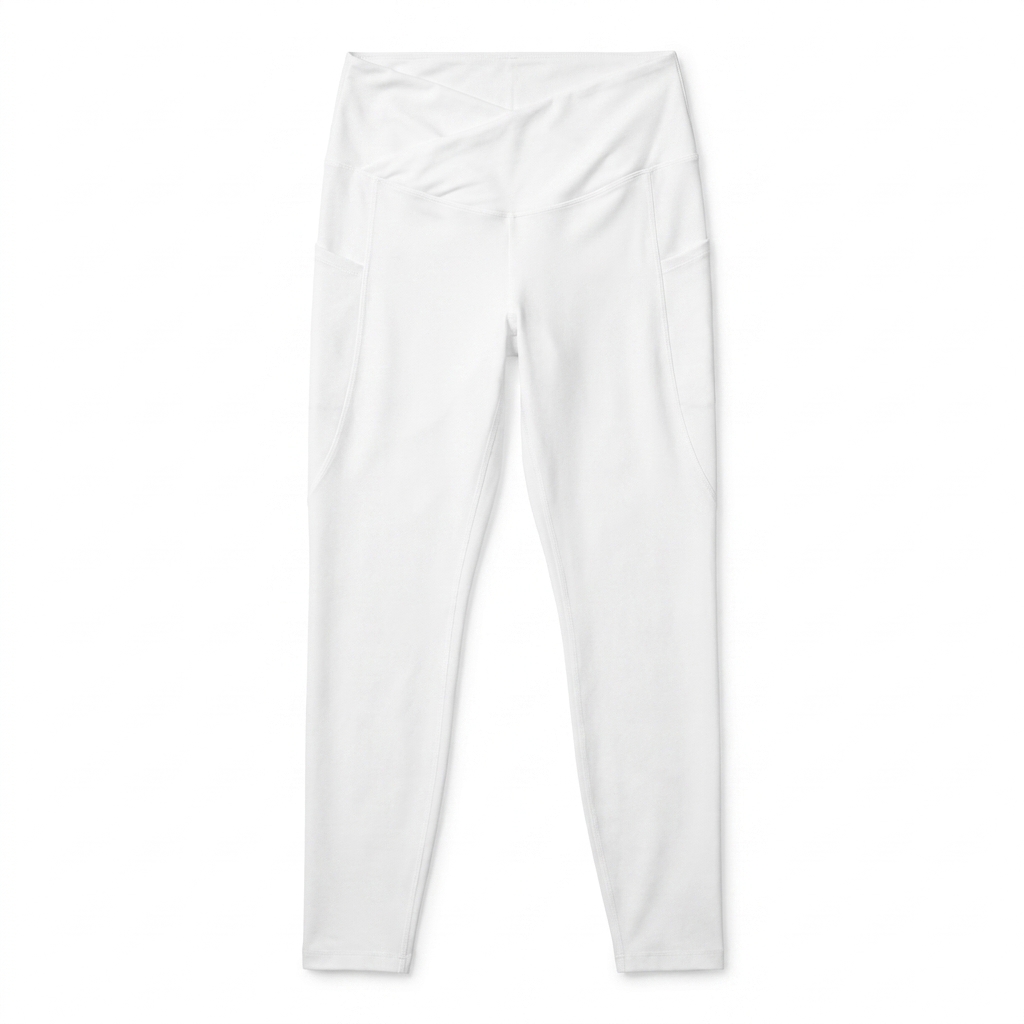 Custom All-Over Print Recycled Crossover Leggings — Activewear