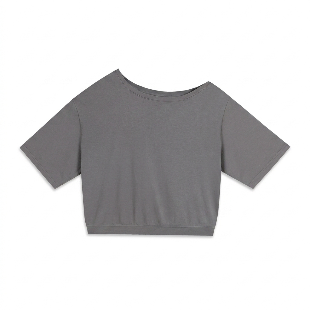 Custom Asymmetric Shoulder Oversized T-Shirt — T-Shirts