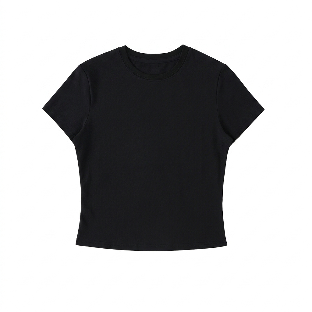 Custom Bodycon Crewneck T-Shirt — T-Shirts