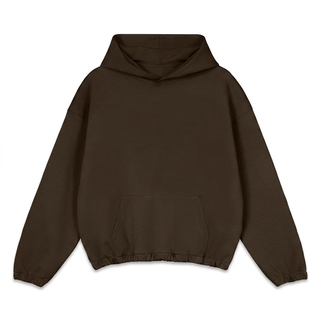 Custom Boxy Cinched Hem Hoodie — Hoodies