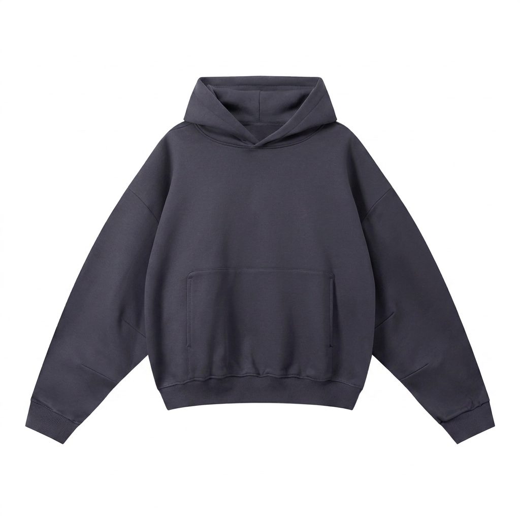 Custom Boxy Darted Sleeve Hoodie — Hoodies