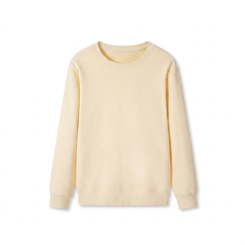 Custom Classic Cotton Crewneck Sweatshirt — Crewnecks