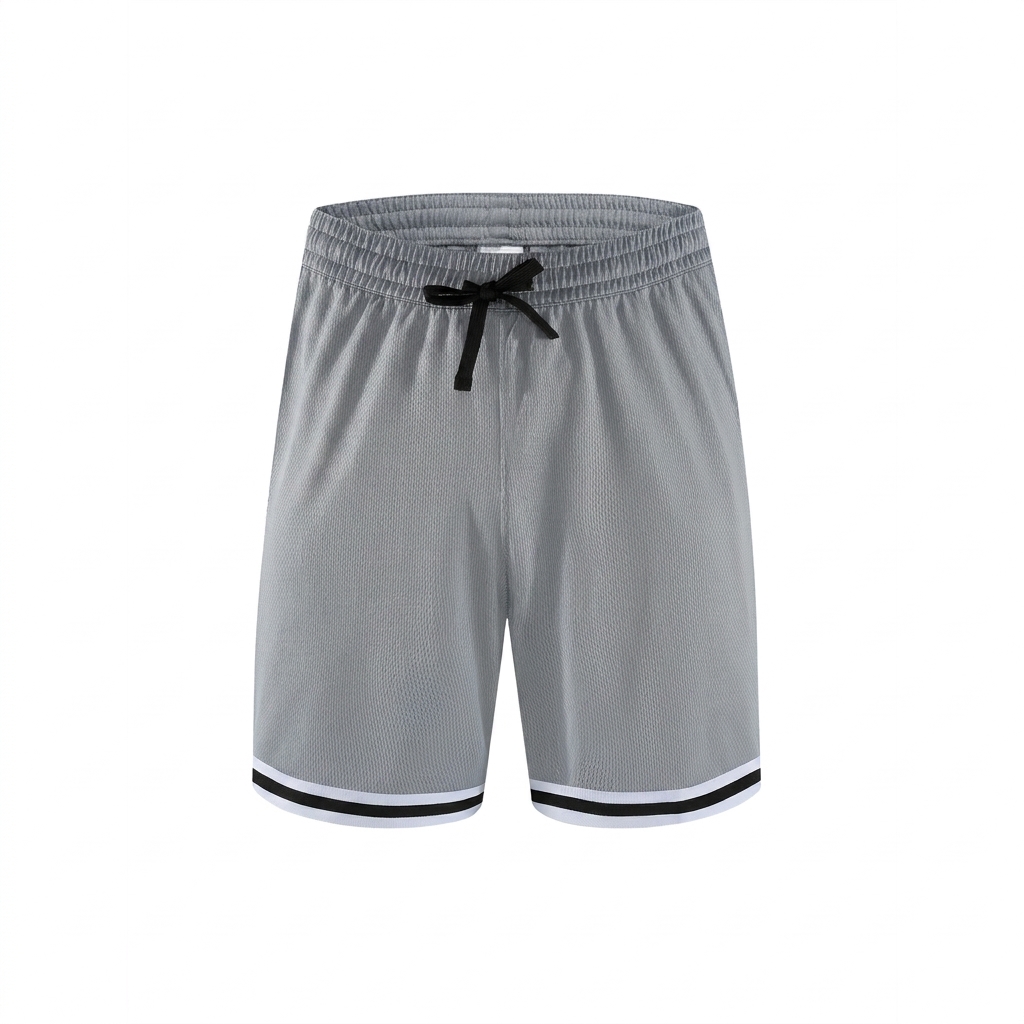 Custom Classic Stripe Trim Basketball Shorts — Shorts
