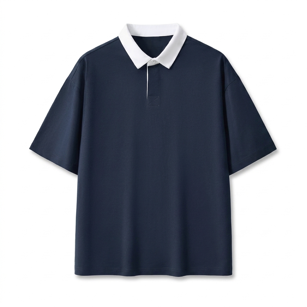 Custom Contrast Collar Polo Shirt — Polos
