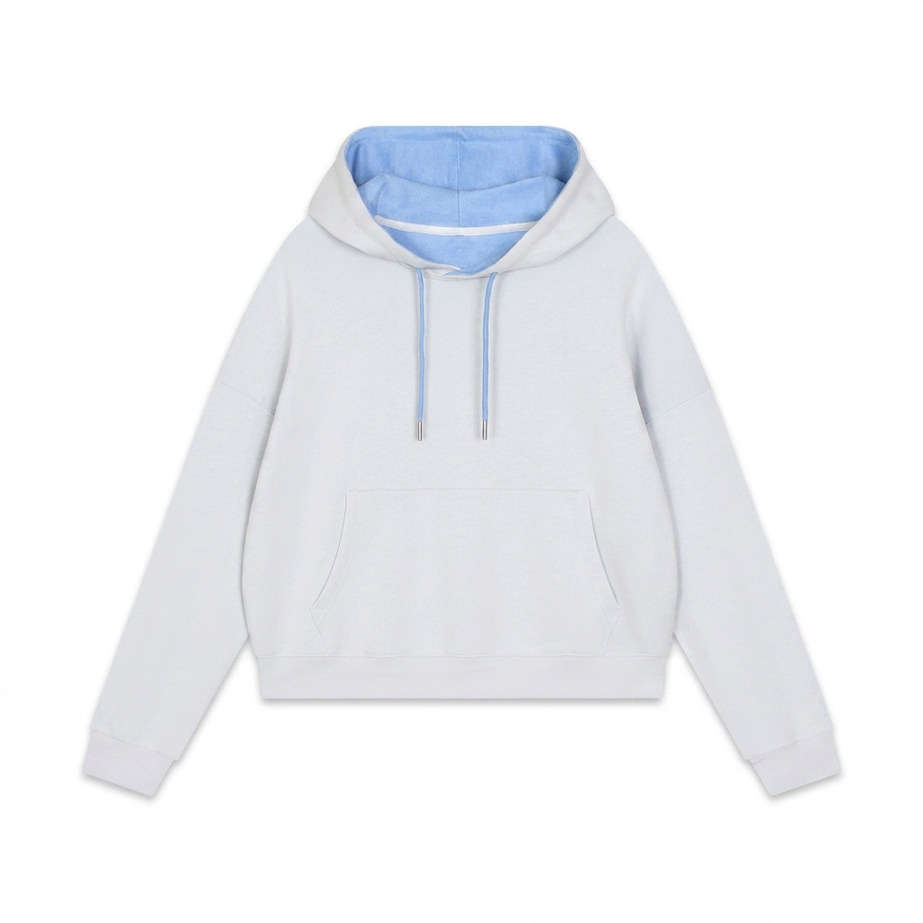 Custom Contrast Drawstring Hoodie — Hoodies