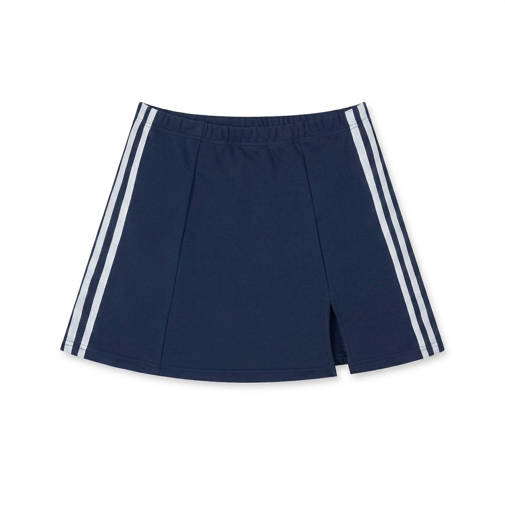 Custom Contrast Side Stripe Skirt — Skirts