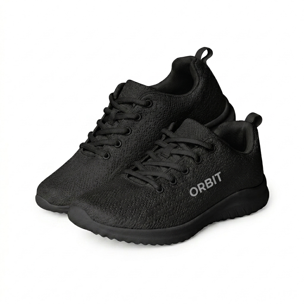 Custom Custom Athletic Shoes design direction 2: Minimalist Wordmark featuring the ORBIT wordmark