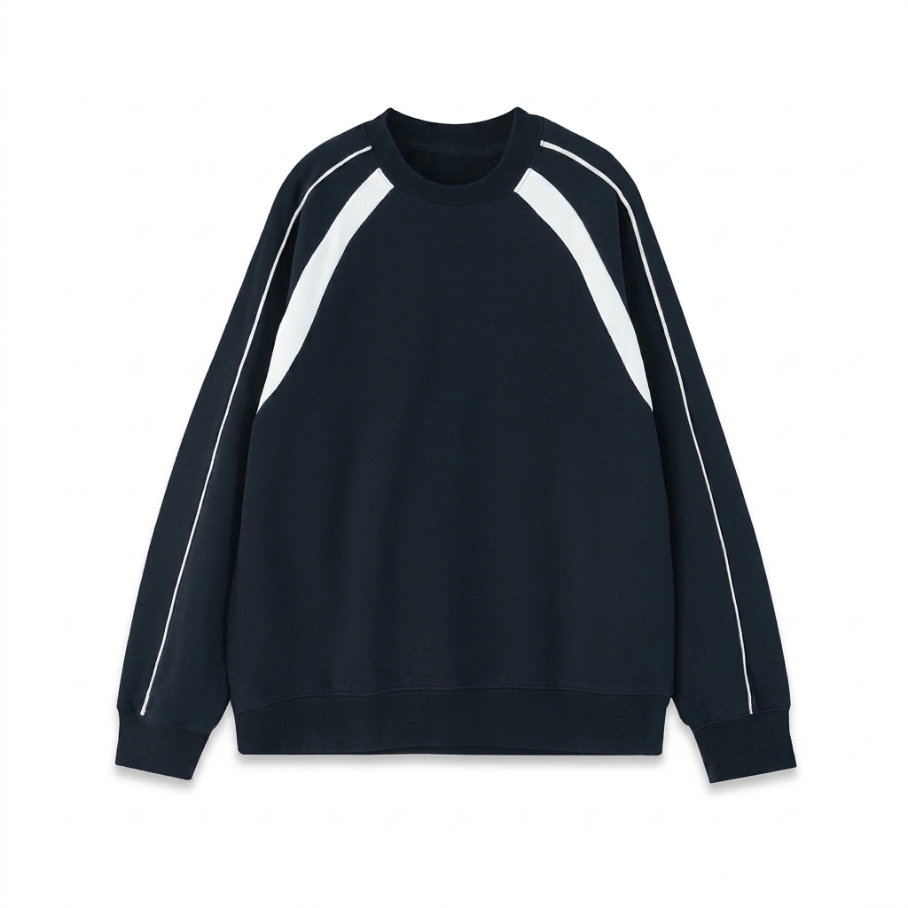 Custom Color Block Crewneck Sweatshirt — Crewnecks
