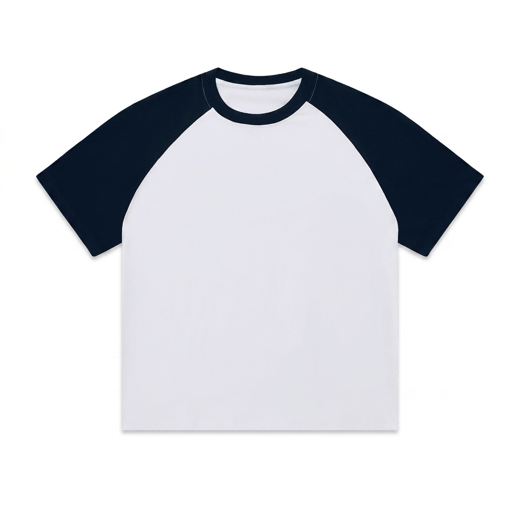 Custom Color-Blocked Raglan T-Shirt — T-Shirts