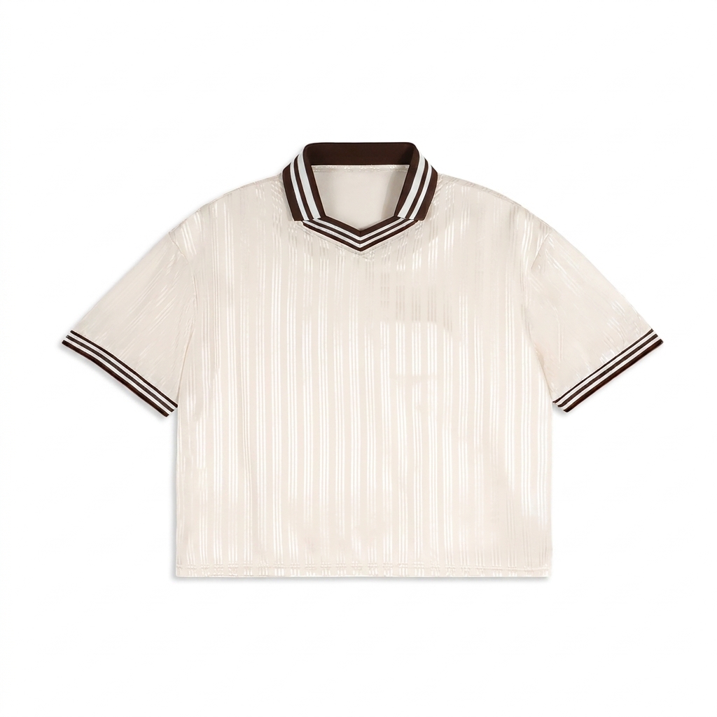 Custom Custom Contrast Stripe Polo T-Shirt — T-Shirts