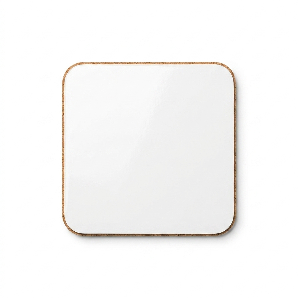 Custom Custom Cork-Back Coaster — Home & Living