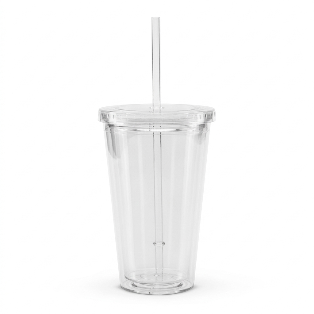 Custom Custom Double Wall Plastic Tumbler — Accessories