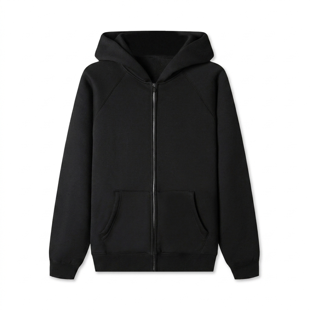 Custom Essential Zip-Up Hoodie — Hoodies