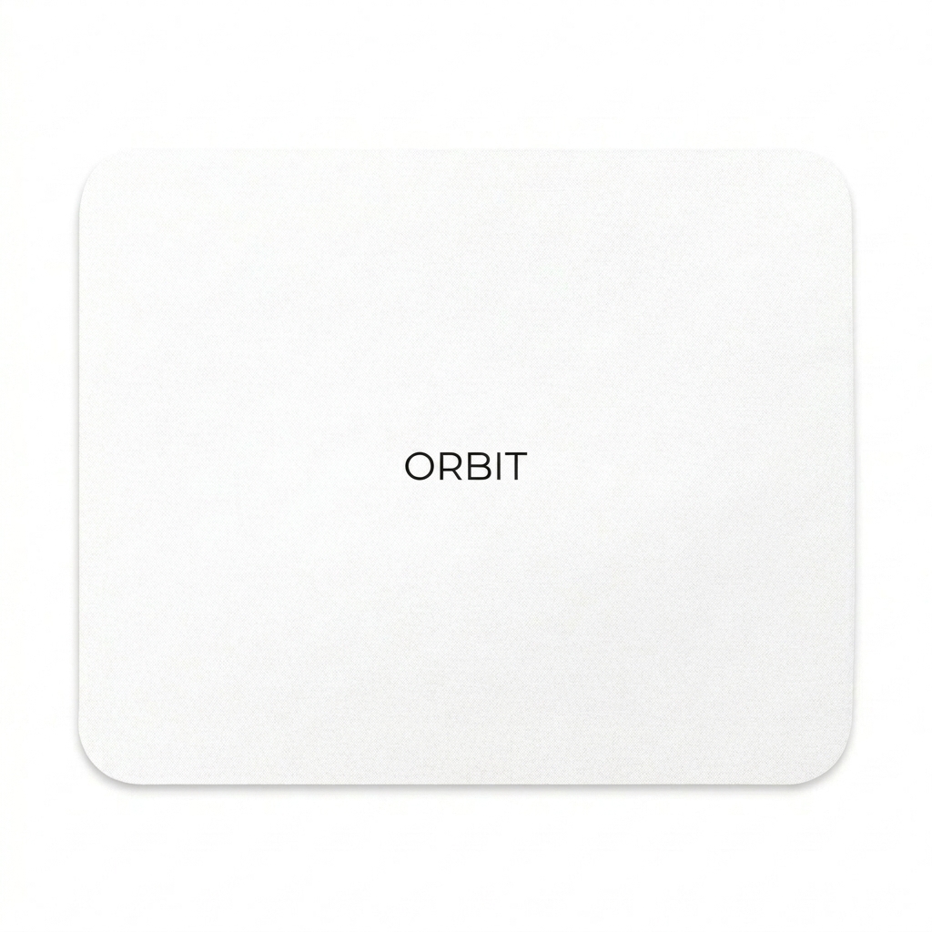 Custom Custom Mouse Pad design direction 1: Minimalist Wordmark featuring the ORBIT wordmark