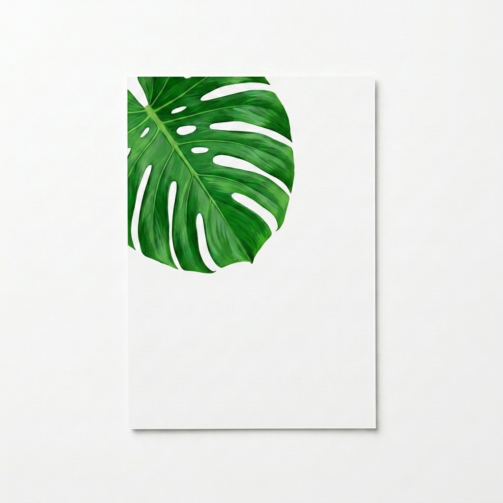 Custom Custom Printed Postcard design direction 2: Botanical Illustration featuring the WILD ECHO wordmark