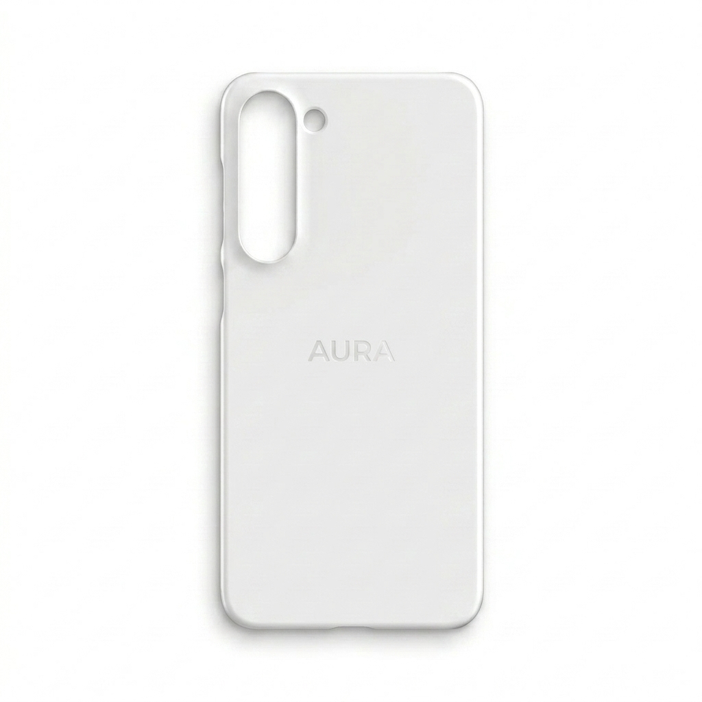 Custom Custom Samsung Snap Case design direction 1: Tonal Minimalist Wordmark featuring the AURA wordmark