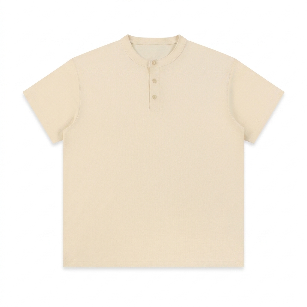 Custom Short Sleeve Henley Shirt — T-Shirts