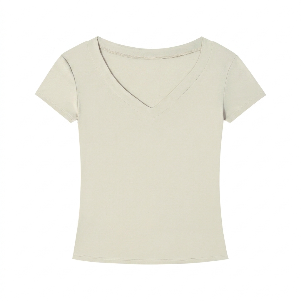 Custom Custom Slim Fit V-Neck T-Shirt — T-Shirts