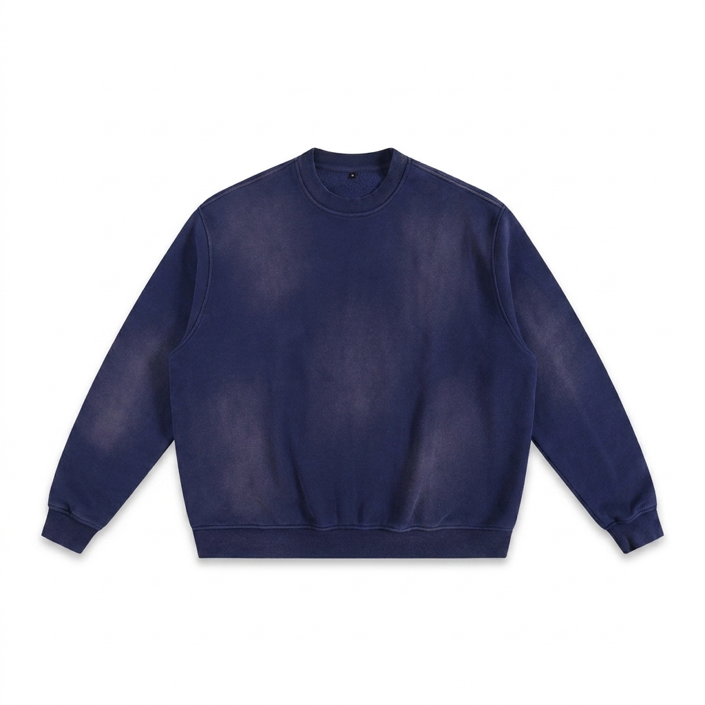 Custom Sunfade Fleeced Sweatshirt — Crewnecks