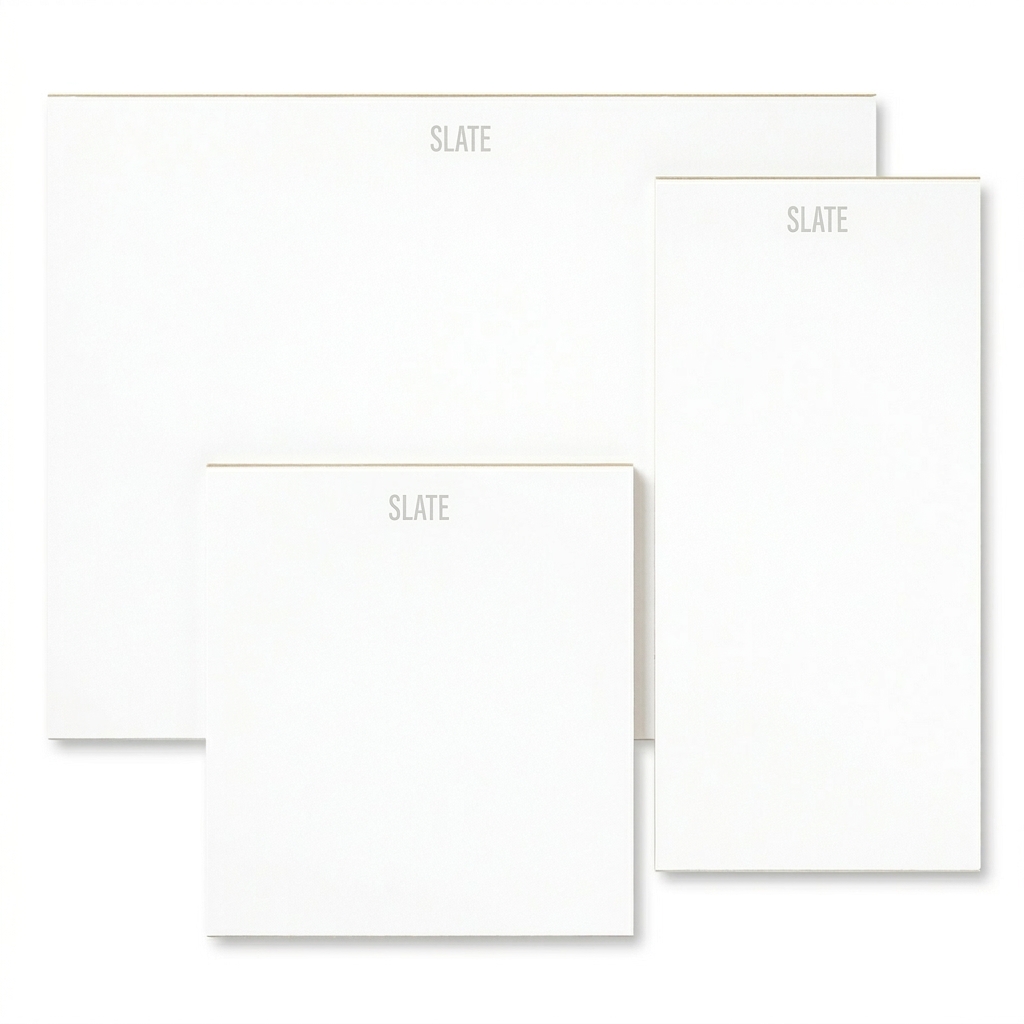 Custom Custom Tear-Away Notepad design direction 1: Minimalist Wordmark featuring the SLATE wordmark