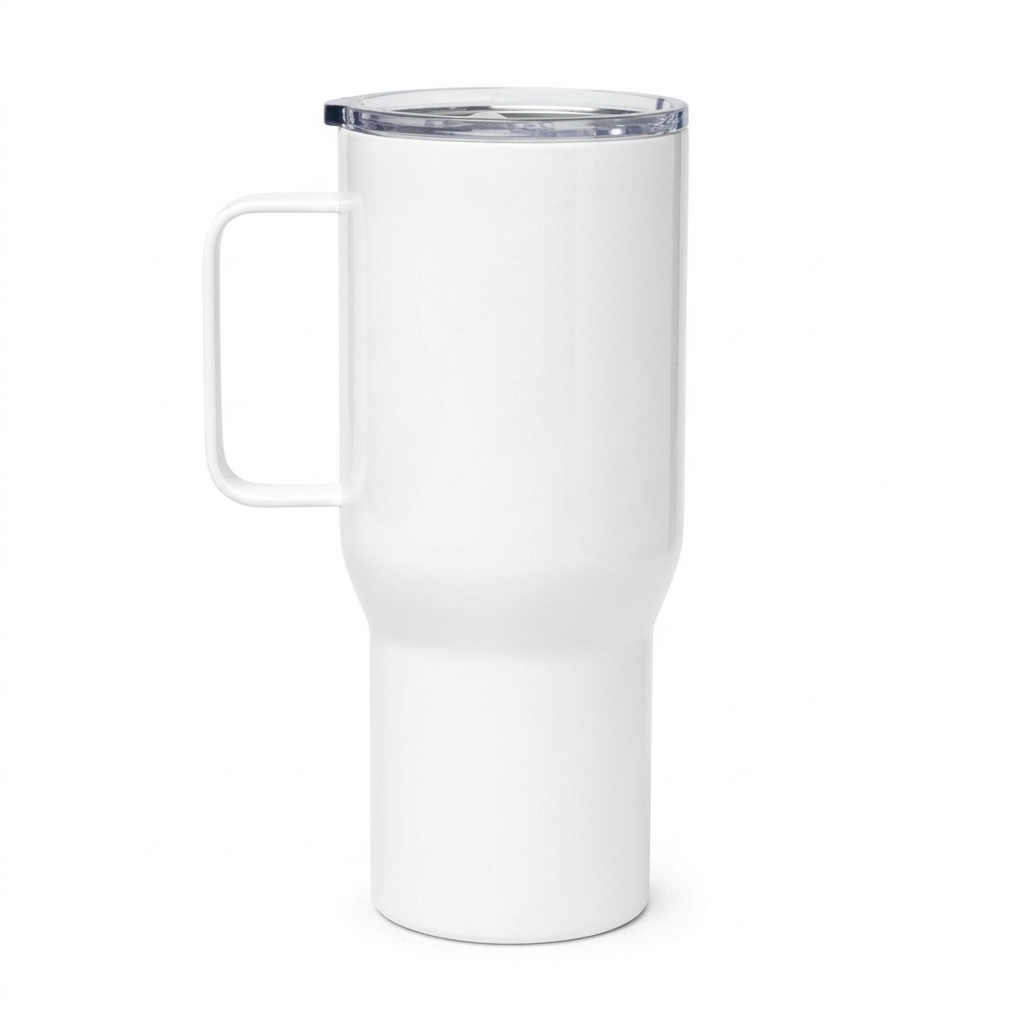 Custom Custom Travel Mug with Handle — Accessories