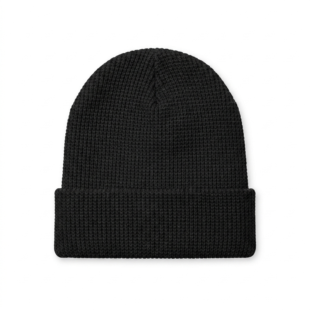 Custom Waffle Knit Beanie — Beanies