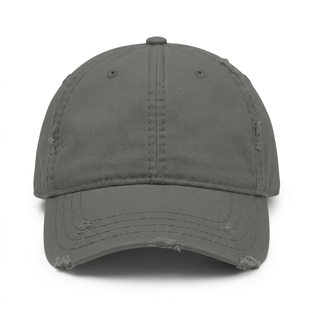 Custom Distressed Dad Hat — Caps & Hats