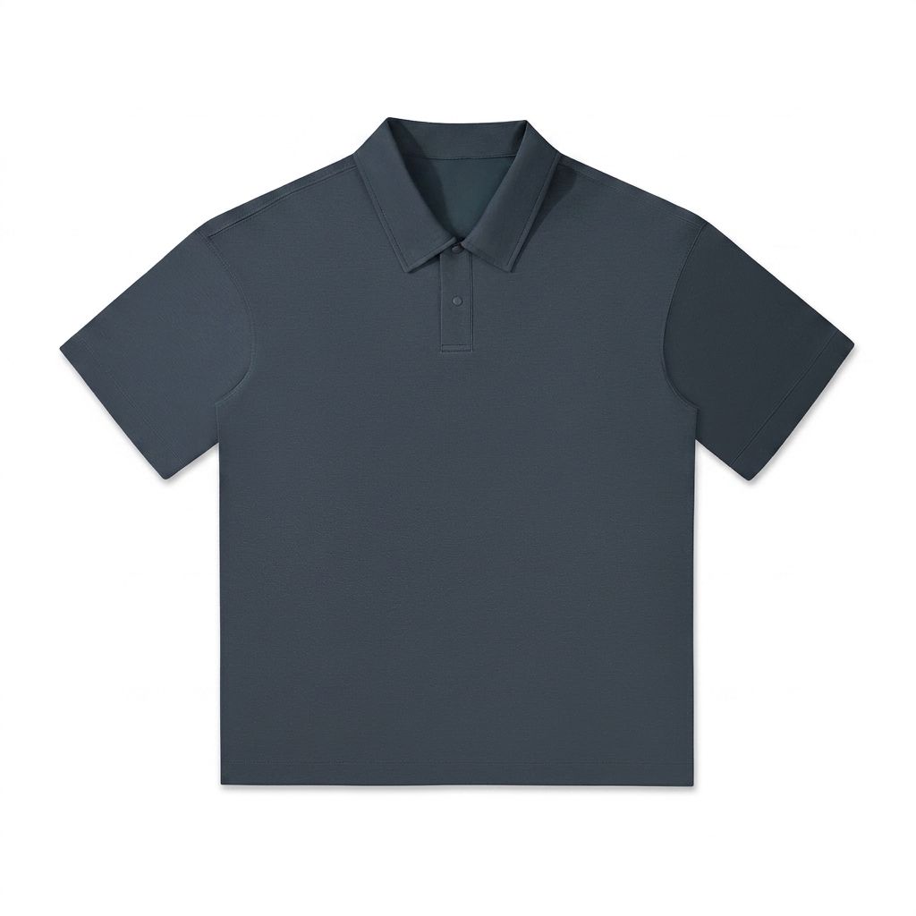 Custom Drop Shoulder Short-Sleeve Polo — Polos
