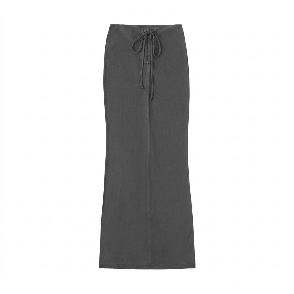 Custom Dyed Washed Maxi Skirt — Skirts