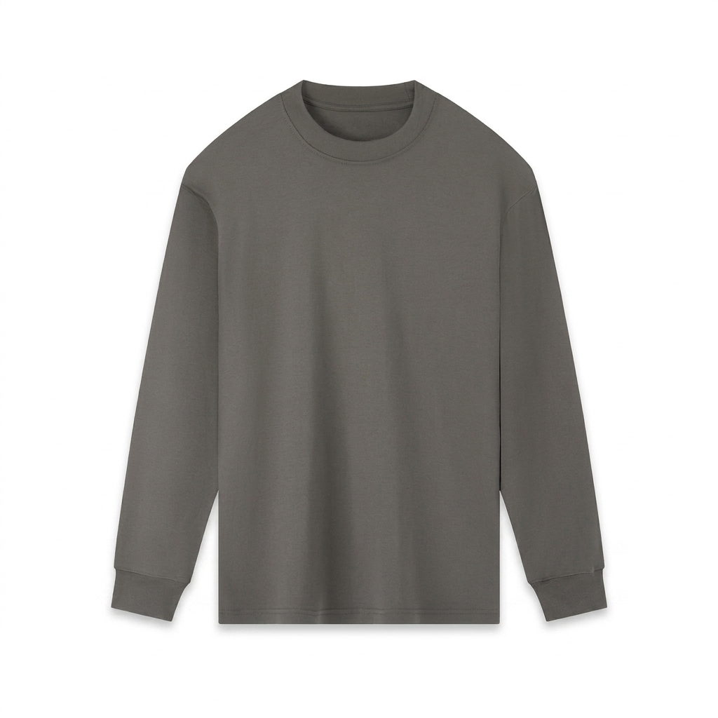 Custom Essential Crewneck Long-Sleeve T-Shirt — Long Sleeves
