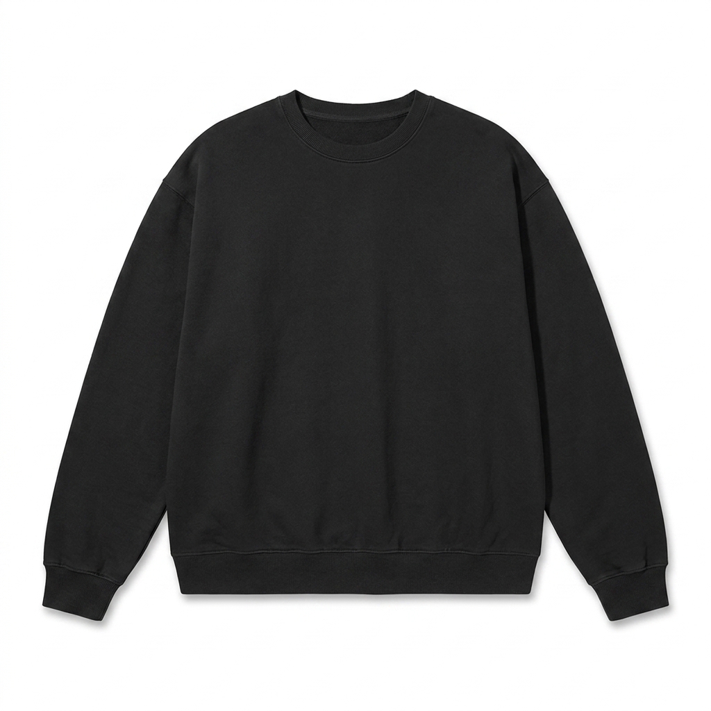 Custom Garment-Dyed Lightweight Fleece Crewneck — Crewnecks