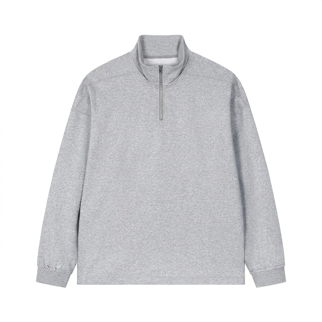 Custom Half-Zip Fleece Sweatshirt — Crewnecks