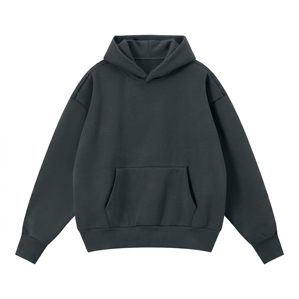 Custom Heavyweight Boxy Fleece Hoodie — Hoodies