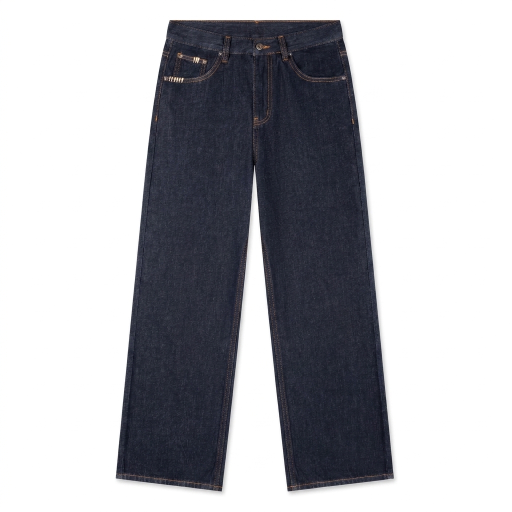 Custom Heavyweight Straight Leg Denim Jeans — Pants
