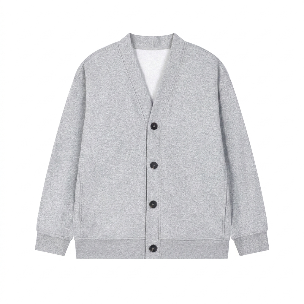 Custom Heavyweight Sweat Cardigan — Jackets