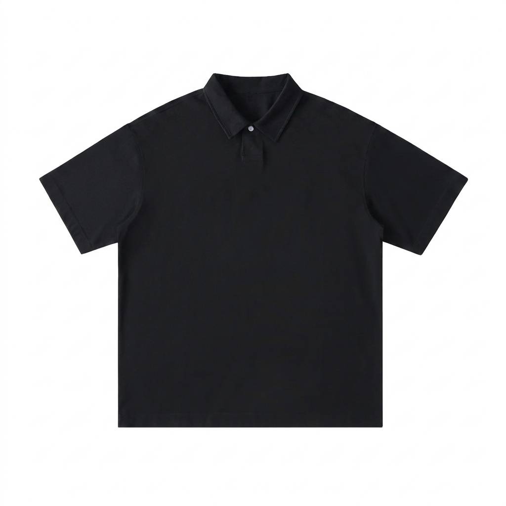 Custom Loose Cotton Polo Shirt — Polos