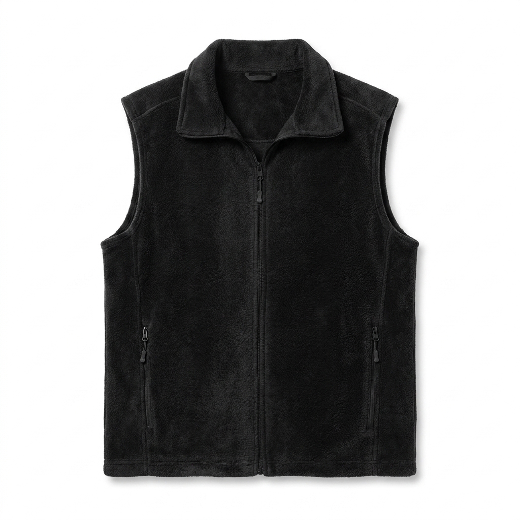 Custom Men's Fleece Vest — Jackets