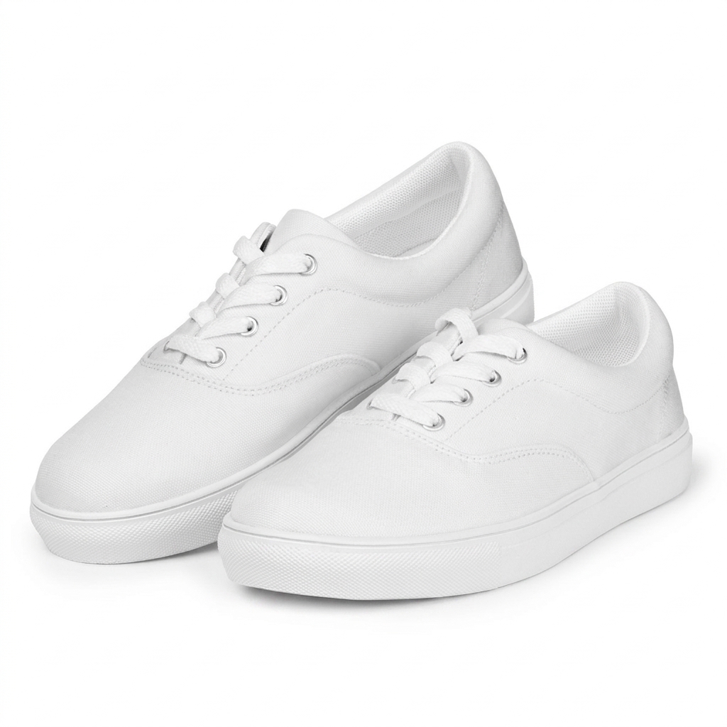 Custom Lace-Up Canvas Shoes — Accessories