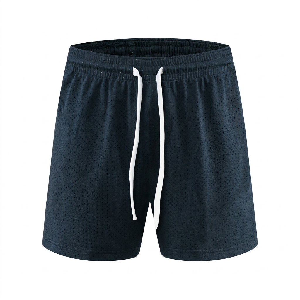 Custom Mesh Drawstring Shorts — Shorts