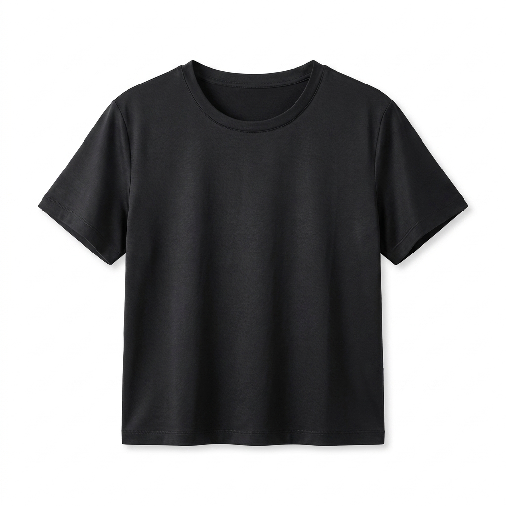 Custom Mulberry Silk Blend T-Shirt — T-Shirts