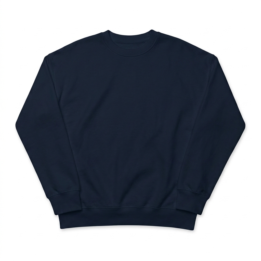 Custom Organic Oversized Crewneck Sweatshirt — Crewnecks