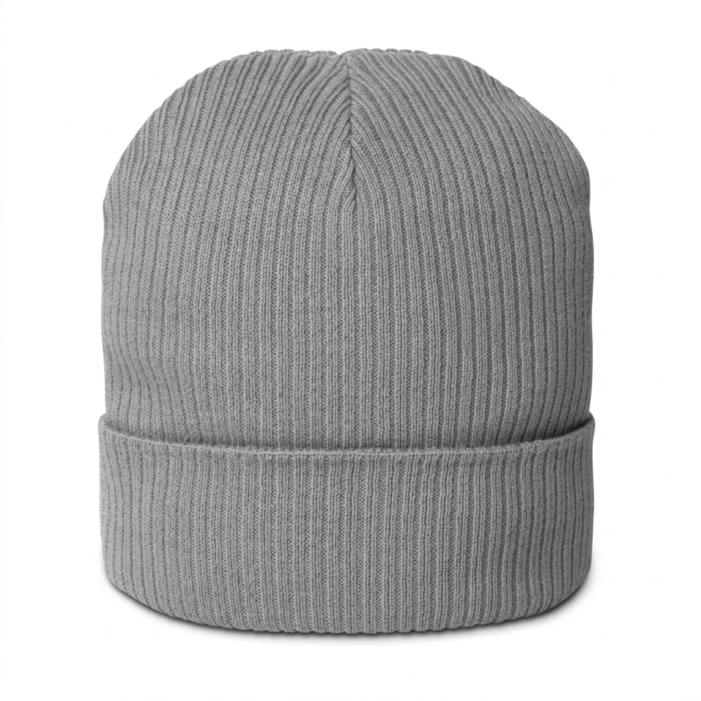 Custom Organic Ribbed Beanie — Beanies