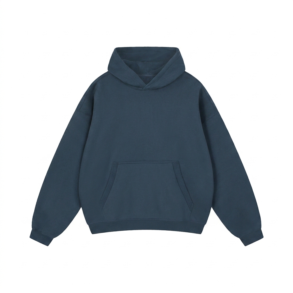 Custom Oversized Boxy Fleece Hoodie — Hoodies