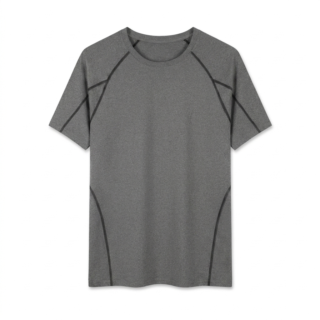 Custom Performance Contrast Stitch T-Shirt — T-Shirts