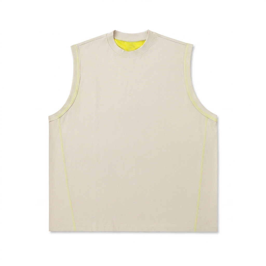 Custom Performance Tank Top with Contrast Panels — Tank Tops