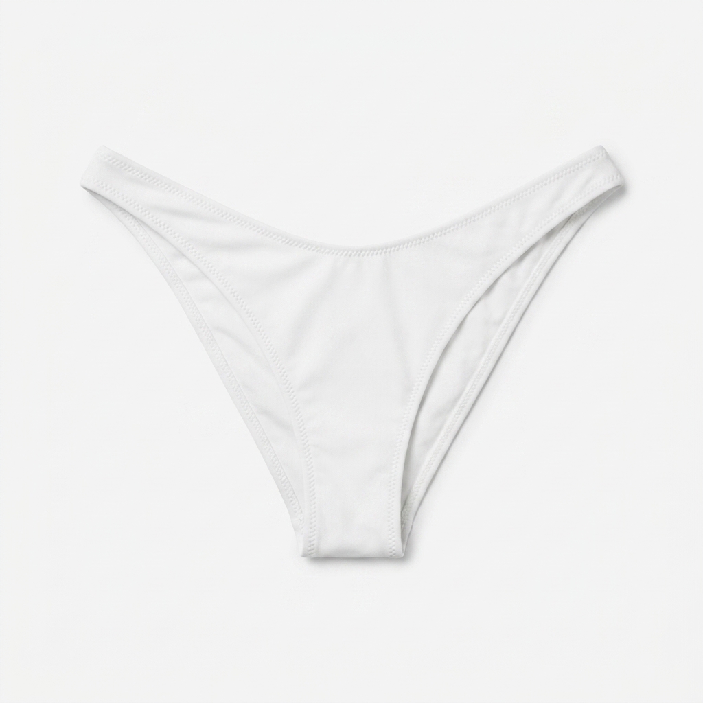 Custom Recycled V-Cut Bikini Bottom — Swimwear